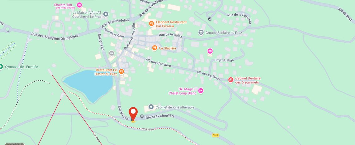 meeting point raquette evasion courchevel le praz